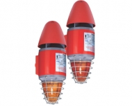 Взрывозащищенный комбинированный сигнальный прибор – 110 дБ (A)/5 Дж Серия YL60