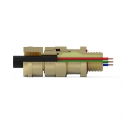 Кабельный ввод типа CR-S*F (Одинарное уплотнение кабеля с возможностью крепления кабелепровода) 